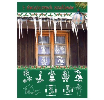Szablony SZ-01 świąt.do dekor okien