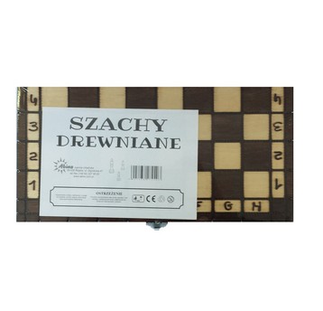 SZACHY DREWNIANE 23 CM 2403