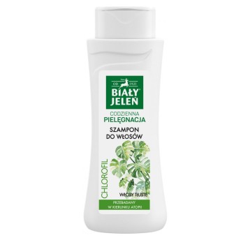 SZAMPON DO WŁOSÓW TŁUSTYCH CHLOROFIL BIAŁY JELEŃ