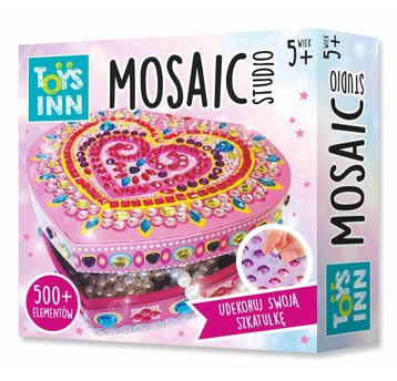 Szkatułka mozaika SERCE 8066