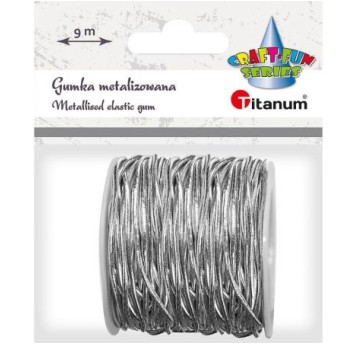 SZNUREK ELAST. SREBR PJ687