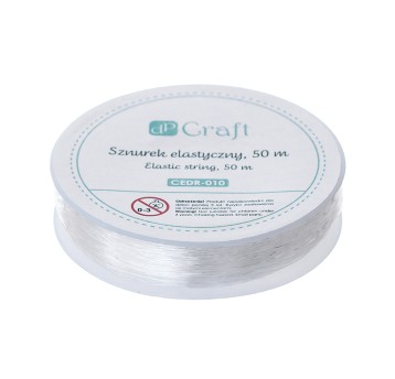 SZNUREK ELASTYCZNY DO KORALIKÓW, 0,45 X50MM 0664