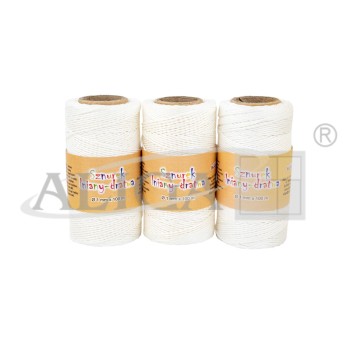 Sznurek lniany - dratwa 1mm x 100m (3)