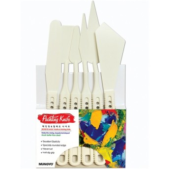 SZPACHLE MALARSKIE MUNGYO KOMPLET 6 SZT