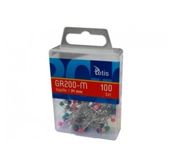 SZPILKI 34MM KOLOR MIX (100) 9055