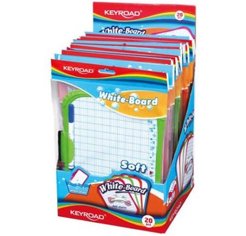 TABLICA BIAŁA DLA DZIECI 205x287MM MARK+GĄBKA 4123