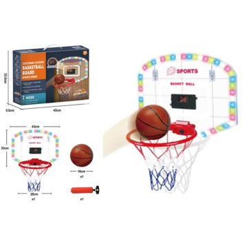 Tablica do koszykówki+ piłka+ pompka 5522