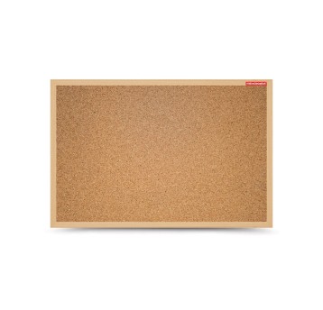 TABLICA KORKOWA MEMOBE RAMA DREWN.90X60CM 3535