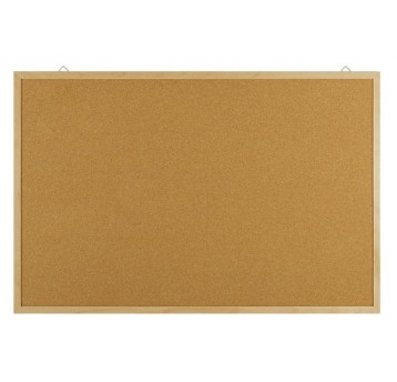 TABLICA KORKOWA W RAMIE DREWNIANEJ 400X300 9574