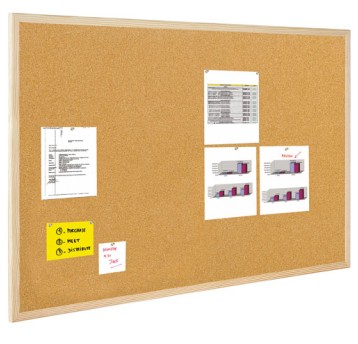 TABLICA KORKOWA W RAMIE DREWNIANEJ 50X70 1252