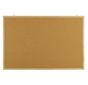 TABLICA KORKOWA W RAMIE DREWNIANEJ 600X400 9598