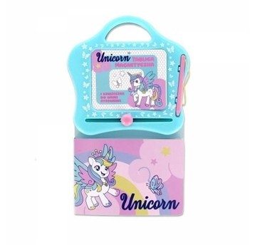 TABLICA MAGN+KSIĄŻ NAUKA RYS 27X15 UNICORN