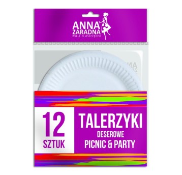 TALERZYKI DESEROWE PAP.12SZT. 5818