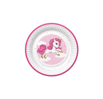 TALERZYKI PAPIEROWE 180MM 8SZT OGÓLNE 030501