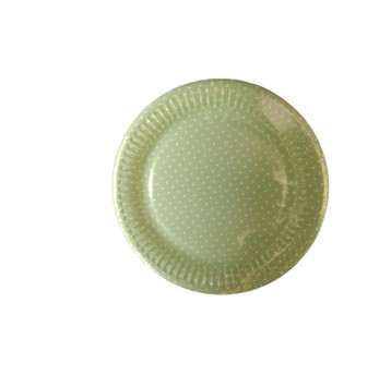 TALERZYKI PAPIEROWE DAISY 180MM 8SZT KROPKI 036810