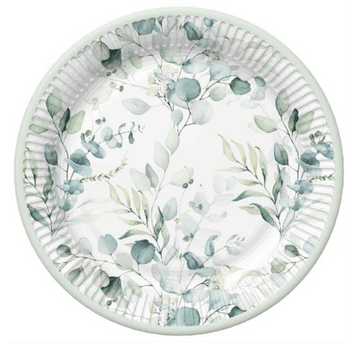 TALERZYKI PAPIEROWE DAISY 180MM 8SZT OGÓLNE 035401