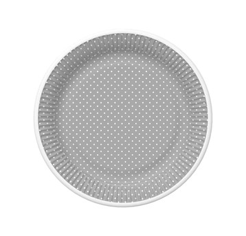 TALERZYKI PAPIEROWE DAISY 180MM 8SZT OGÓLNE 036805