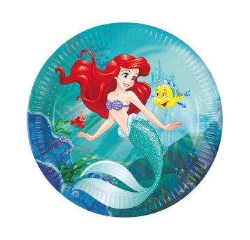 TALERZYKI PAPIEROWE DISNEY PARTY 23CM 8SZT