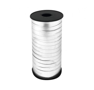 TASIEMKA WSTĄŻKA METALIZOWANA SREBRNA 100y