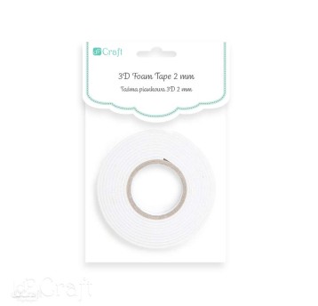 TAŚMA PIANKOWA 3D 2MM, 1,5CM X 2,2M 4820