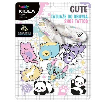 TATUAŻE DO OBUWIA ŚWIECĄCE W CIEMNOŚCI CUTE 5908