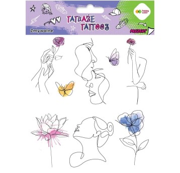 Tatuaże zmywalne LINEART+AQUARELLA 150x200 4580