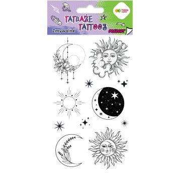 TATUAŻE ZMYWALNE SUN AND MOON 4528 A'10