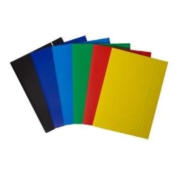 TECZKA A4 KARTON LAKIER.Z GUMKĄ NIEBI. A'10 343901