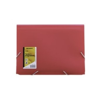 TECZKA A4 Z 13-MA PRZEGRÓDKAMI TT7583 RÓŻOWA 9624