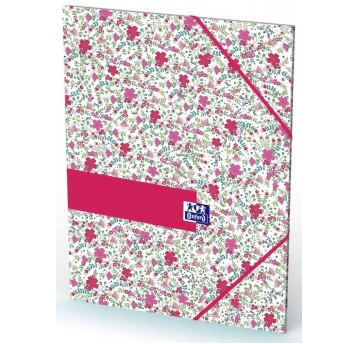 TECZKA A4 Z GUMKĄ OXF FLORAL 400113678