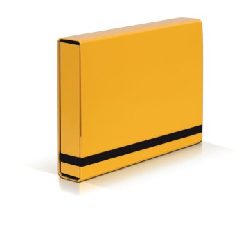 TECZKA BOX CARIBIC JASNOŻÓŁTA A"7 A4 5CM 1281