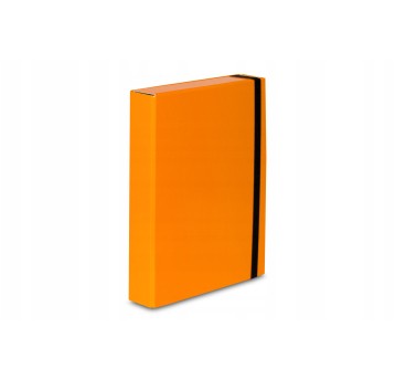TECZKA BOX CARIBIC POMARAŃCZ A'7 A4 5CM 1168