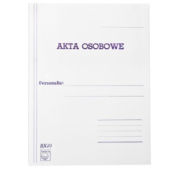 TECZKA DO AKT OSOBOWYCH 0098 A'10