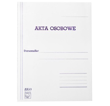 TECZKA DO AKT OSOBOWYCH 0098 A'10