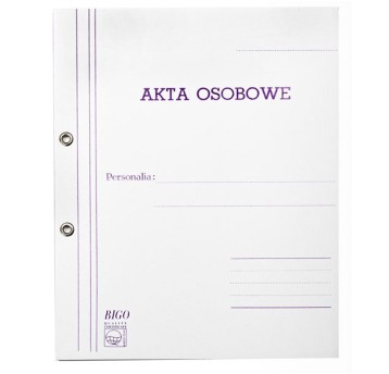 TECZKA DO AKT OSOBOWYCH OCZKOWA BIGO A"10