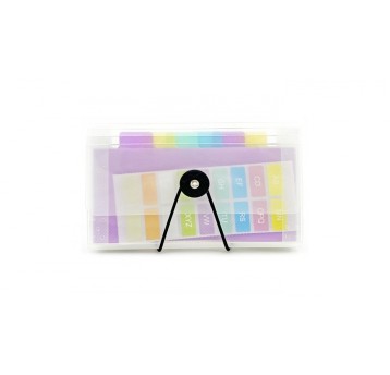 TECZKA HARMONIJKOWA 18X12 CM PP 13 PRZEGRÓD PRZEŹR