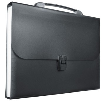 TECZKA HARMONIJKOWA PP Z RĄCZKĄ(13) A4 CZARNA 3674