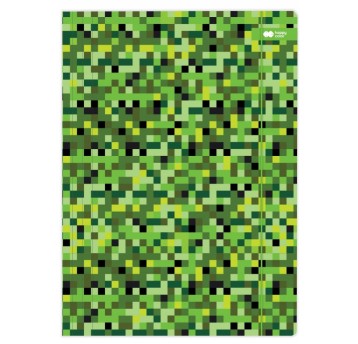 Teczka kartonowa z gumką PIXI zielony A'10 8459