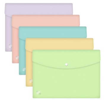 TECZKA KOPERTOWA OXFURBAN A4 PP PASTEL MIX A'5
