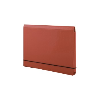 TECZKA ŁAMANA A5 COOKIE NA GUMKĘ PASTEL. CZERWONA