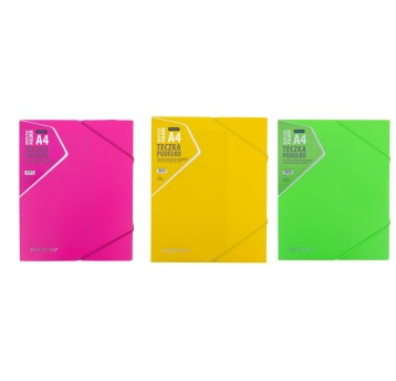 Teczka-pudełko z gumką ASTRAPAP PP NEON LINE - mix