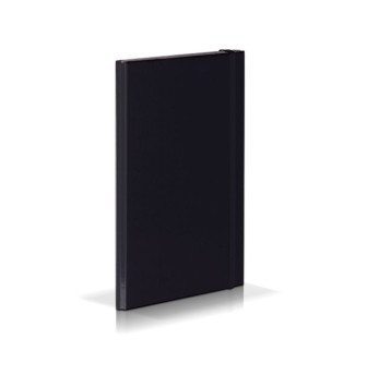 TECZKA SKRZ. Z GUMKĄ CARIBIC 2CM CZARNA 2028