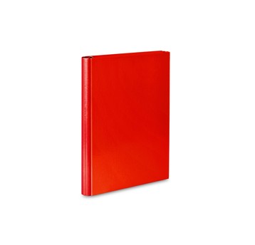 TECZKA SKRZ. Z RZEPEM A4 4CM CZERWONA 1017