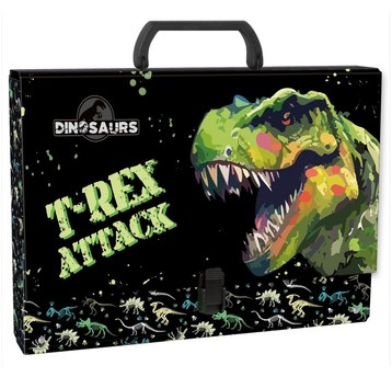 TECZKA TWARDA Z RĄCZKĄ DINOZAUR 20