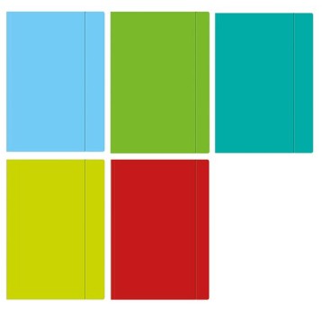 TECZKA Z GUMKĄ A3 FLUO MIX KOLOR 6565 A"10