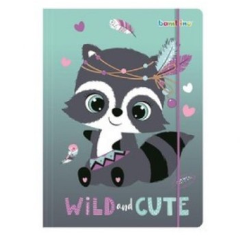 TECZKA Z GUMKĄ A4 300 g/m2 RACOON 3475