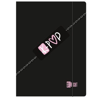 TECZKA Z GUMKĄ A4 300 g ST.RIGHT PINK K-POP A'10