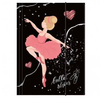 TECZKA Z GUMKĄ A4 BALETNICA 11 6435