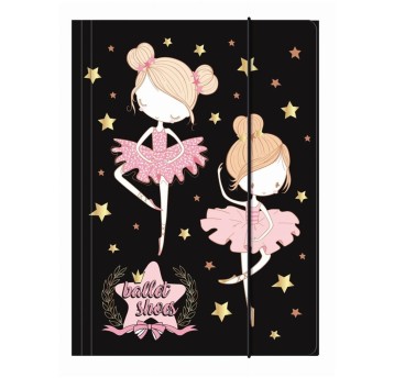 TECZKA Z GUMKĄ A4 BALETNICA 12 A'10