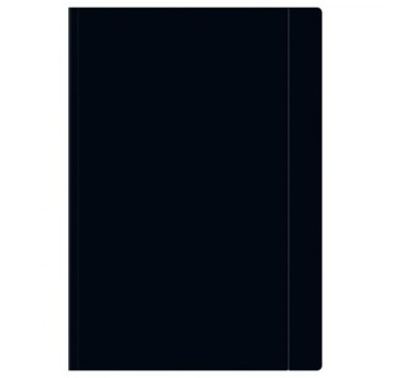 TECZKA Z GUMKĄ A4 CZARNA A'10 3051